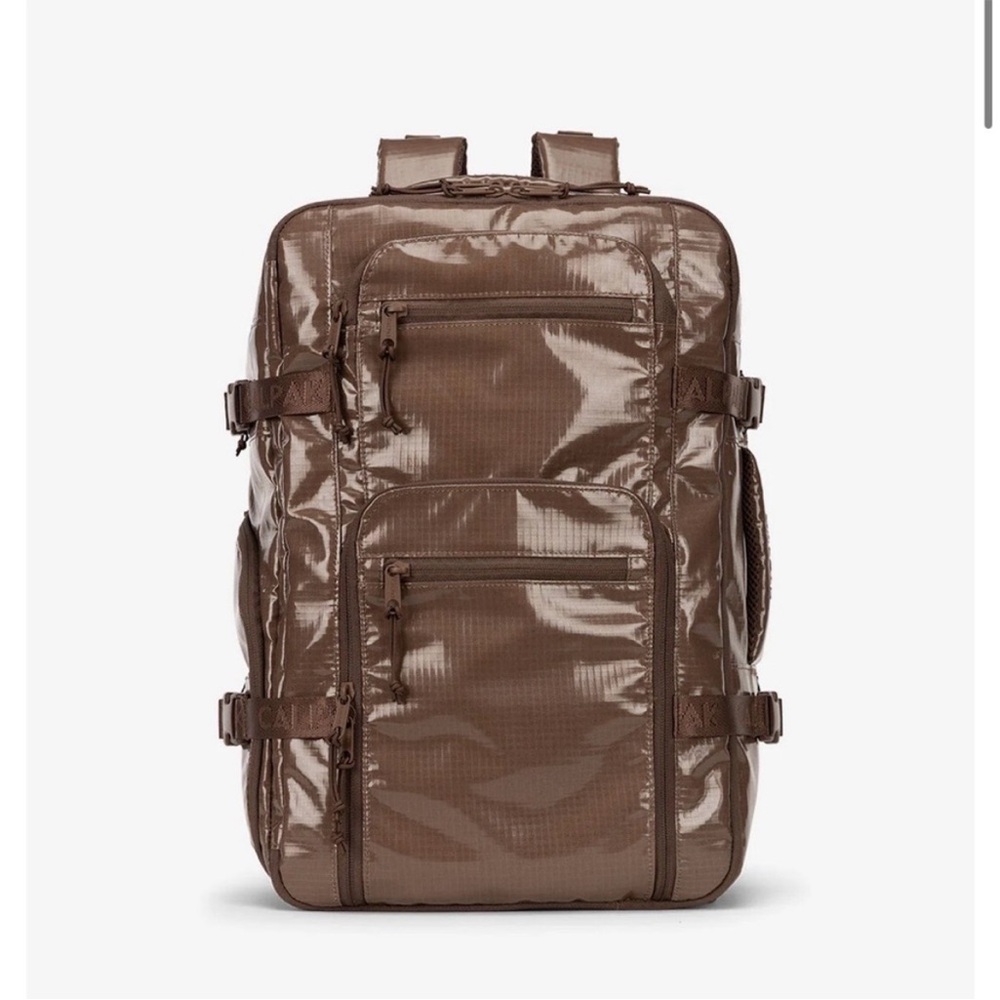 SET Calpak Backpack, Duffle+ Hue Carry On Bag (brown) RARE! Not sold anymore!